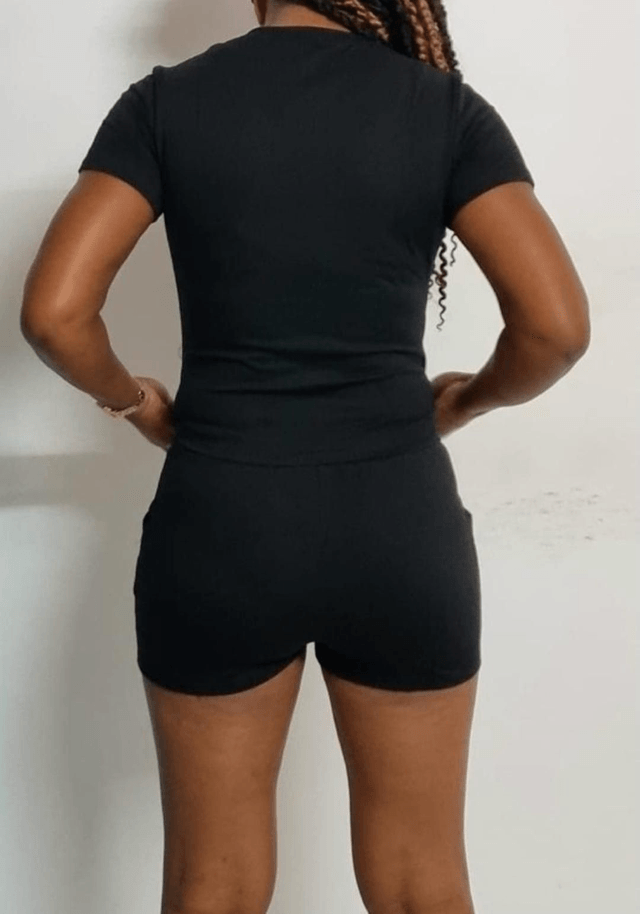 ENSEMBLE SHORT NOIR taille M