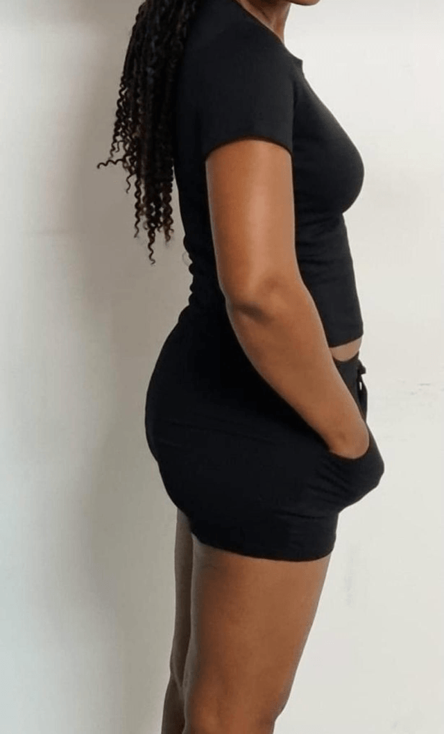 ENSEMBLE SHORT NOIR taille M